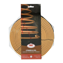 Citronella függő szúnyogriasztó spirál, 21,5 cm