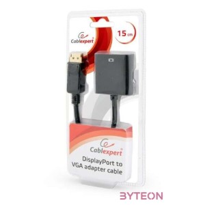 Gembird AB-DPM-VGAF-02 video átalakító kábel VGA (D-Sub) DisplayPort Fekete