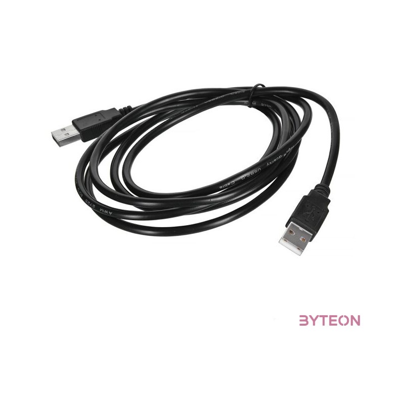 Lanberg CA-USBA-20CU-0018-BK USB kábel 1,8 M USB 2.0 Fekete