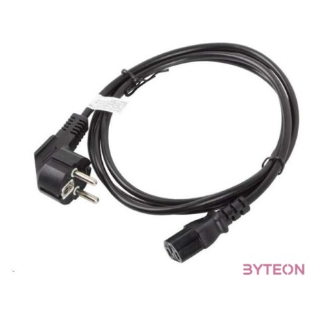 Lanberg CA-C13C-10CC-0018-BK tápkábel Fekete 1,8 M C13 csatlakozó CEE7,7