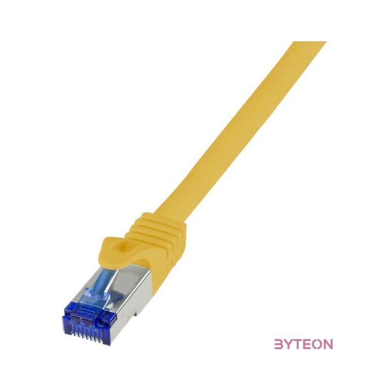 LogiLink C6A017S hálózati kábel Sárga 0,25 M Cat6a S,FTP (S-STP)