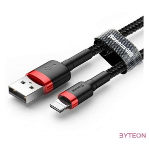 Baseus CALKLF-C19 USB kábel 2 M USB A Fekete, Vörös