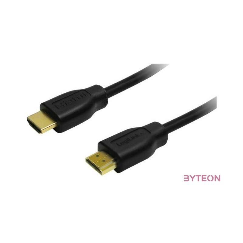 LogiLink 1m HDMI to HDMI - M,M HDMI kábel HDMI A-típus (Standard) Fekete