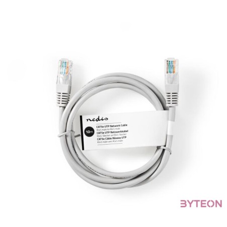 Nedis CCGT85100GY100 hálózati kábel Szürke 10 M Cat5e U,UTP (UTP)