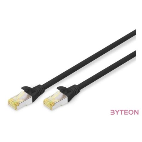 Digitus 3m Cat6a S,FTP hálózati kábel Fekete S,FTP (S-STP)