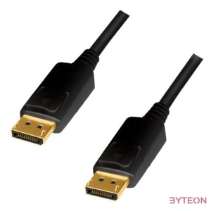 LogiLink CD0102 DisplayPort kábel 3 M Fekete