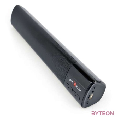 Gembird SPK-BT-BAR400-01 hordozható hangszóró 10 W Sztereó hordozható hangszóró Fekete