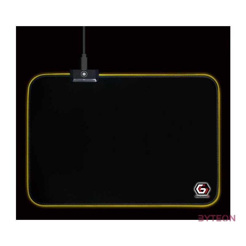 Gembird MP-GAMELED-M egéralátét Játékhoz alkalmas egérpad Fekete