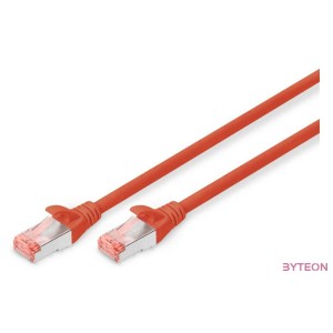 Digitus Cat6 S,FTP hálózati kábel Vörös 3 M S,FTP (S-STP)