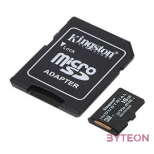 Kingston Technology Industrial memóriakártya 16 GB MicroSDHC UHS-I Class 10