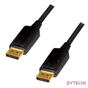 LogiLink CD0102 DisplayPort kábel 3 M Fekete