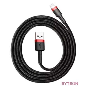 Baseus CALKLF-C19 USB kábel 2 M USB A Fekete, Vörös