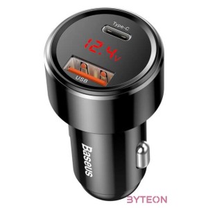 Baseus CCMLC20C-01 mobiltelefon töltő Fekete Automatikus