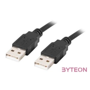 Lanberg CA-USBA-20CU-0018-BK USB kábel 1,8 M USB 2.0 Fekete