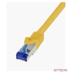 LogiLink C6A077S hálózati kábel Sárga 5 M Cat6a S,FTP (S-STP)