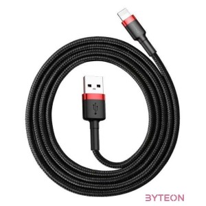 Baseus CALKLF-C19 USB kábel 2 M USB A Fekete, Vörös