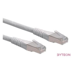 ROLINE S,FTP Patch cable, Cat.6, PIMF, 5.0m, grey, AWG26 hálózati kábel Szürke 5 M