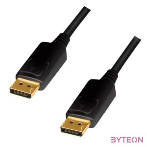 LogiLink CD0102 DisplayPort kábel 3 M Fekete