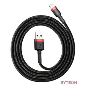 Baseus CALKLF-C19 USB kábel 2 M USB A Fekete, Vörös