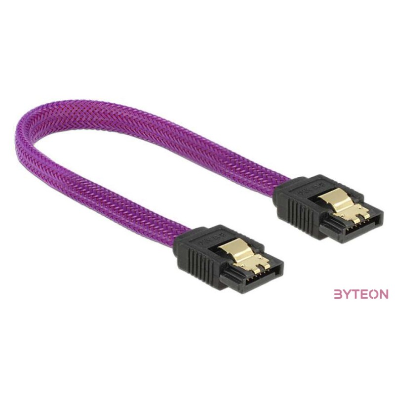 DeLOCK 83689 SATA kábel 0,2 M Lila