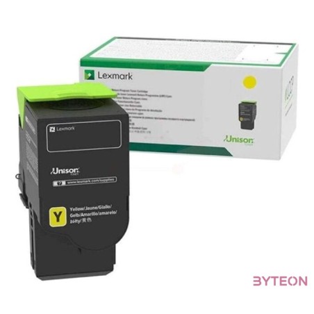 Lexmark 78C20Y0 festékkazetta Eredeti Sárga 1 dB