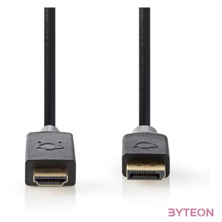 Nedis CCBW37100AT20 video átalakító kábel 2 M DisplayPort HDMI Antracit