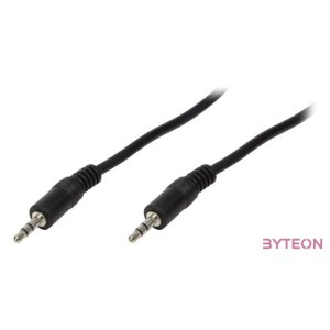 LogiLink 3.5mm - 3.5mm, 3m audio kábel Fekete