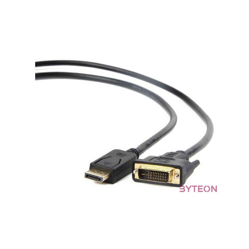 Gembird CC-DPM-DVIM-1M video átalakító kábel DisplayPort DVI Fekete