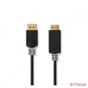 Nedis CCBW37100AT20 video átalakító kábel 2 M DisplayPort HDMI Antracit