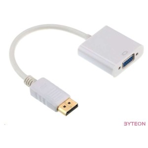 Gembird A-DPM-VGAF-02-W video átalakító kábel VGA (D-Sub) DisplayPort Fehér