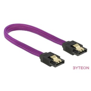 DeLOCK 83689 SATA kábel 0,2 M Lila