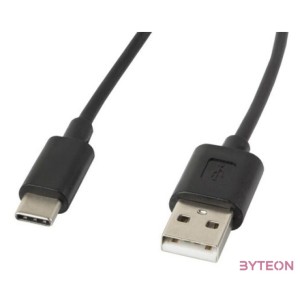 Lanberg CA-USBO-10CC-0018-BK USB kábel 1,8 M USB 2.0 USB A USB C Fekete