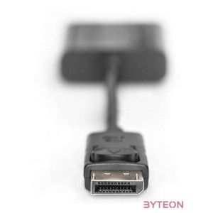 Digitus AK-340410-001-S video átalakító kábel 0,15 M DisplayPort VGA (D-Sub) Fekete