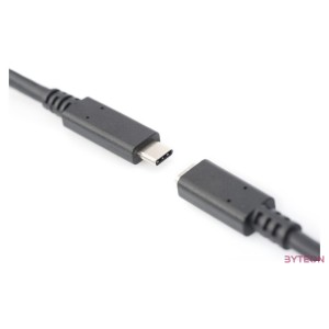 Digitus AK-300210-020-S USB kábel 2 M USB 3.2 Gen 1 (3.1 Gen 1) USB C Fekete