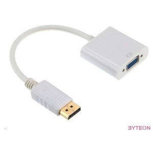 Gembird A-DPM-VGAF-02-W video átalakító kábel VGA (D-Sub) DisplayPort Fehér
