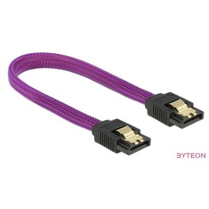DeLOCK 83689 SATA kábel 0,2 M Lila
