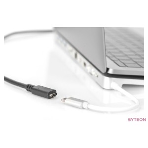 Digitus AK-300210-020-S USB kábel 2 M USB 3.2 Gen 1 (3.1 Gen 1) USB C Fekete