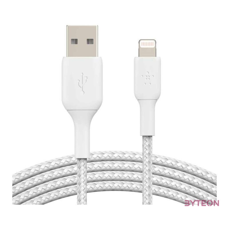 Belkin CAA002BT2MWH Lightning kábel 2 M Fehér