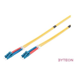 Digitus DK-2933-05 száloptikás kábel 5 M LC I-VH OS2 Sárga