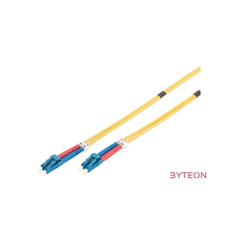 Digitus DK-2933-05 száloptikás kábel 5 M LC I-VH OS2 Sárga