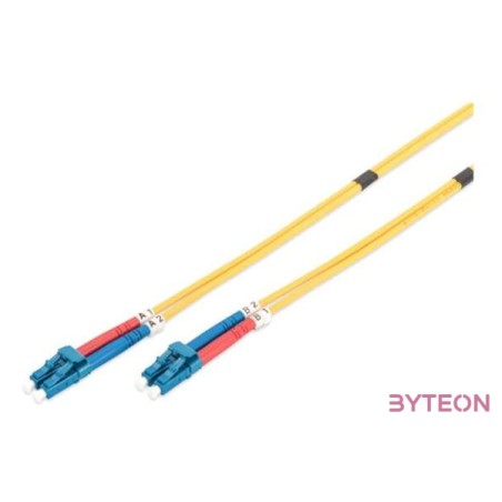 Digitus DK-2933-05 száloptikás kábel 5 M LC I-VH OS2 Sárga