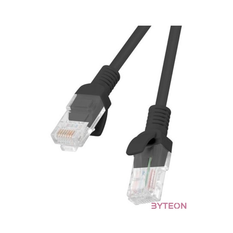 Lanberg PCU5-10CC-0500-BK hálózati kábel Fekete 5 M Cat5e U,UTP (UTP)
