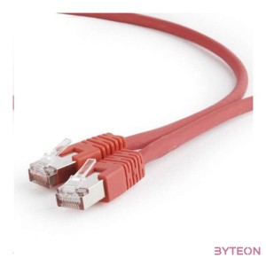 Gembird PP6A-LSZHCU-R-2M hálózati kábel Vörös Cat6a S,FTP (S-STP)