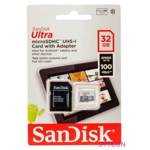 SanDisk Ultra microSD memóriakártya 32 GB MiniSDHC UHS-I Class 10