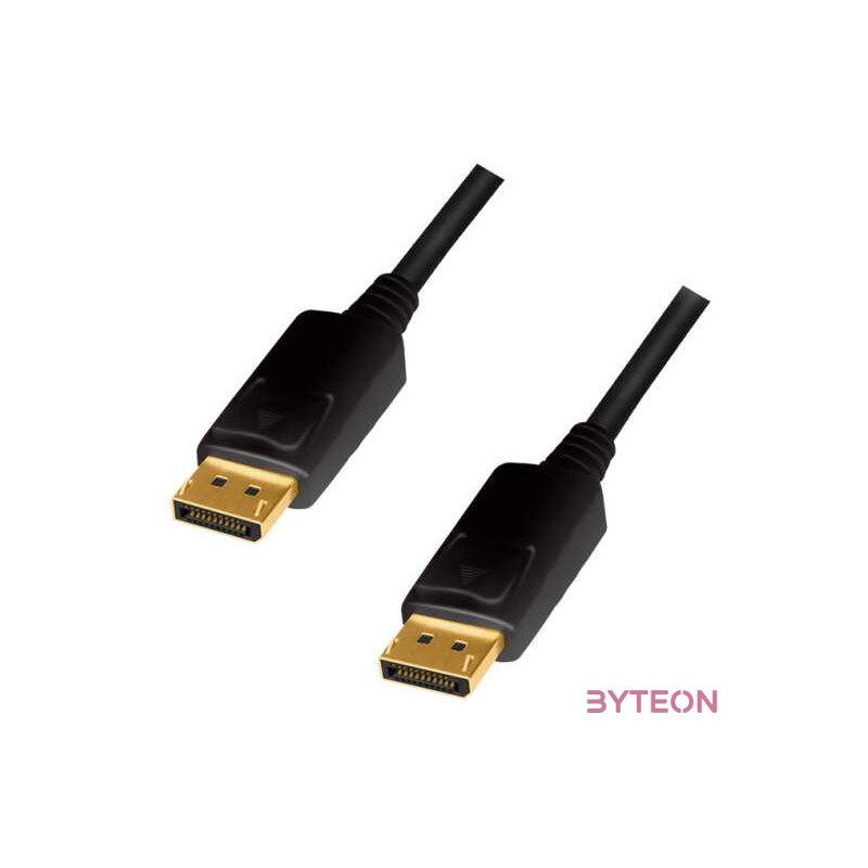 LogiLink CD0103 DisplayPort kábel 5 M Fekete