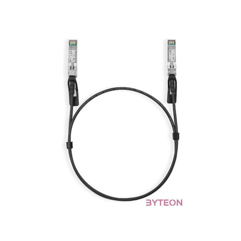 TP-LINK TL-SM5220-1M száloptikás kábel SFP DAC Fekete