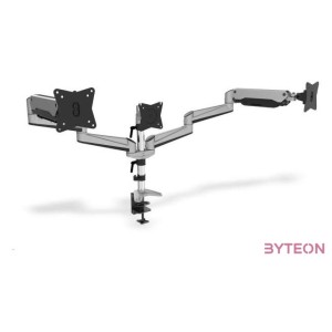 Digitus DA-90363 asztali TV konzol 68,6 cm (27) Rögzítőelemes Fekete, Szürke