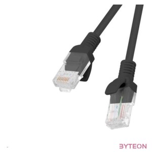 Lanberg PCU5-10CC-0500-BK hálózati kábel Fekete 5 M Cat5e U,UTP (UTP)