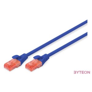 Digitus DK-1617-030,B hálózati kábel Kék 3 M Cat6 U,UTP (UTP)