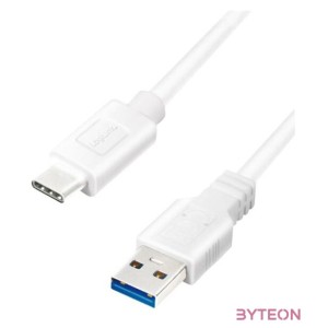 LogiLink CU0173 USB kábel 0,5 M USB 3.2 Gen 1 (3.1 Gen 1) USB A USB C Fehér